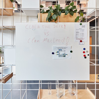 Flexible Whiteboards – Photo: Eduardo Perez