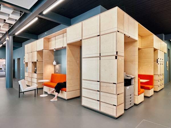 Built-in storage unit – Photo: Eduardo Perez