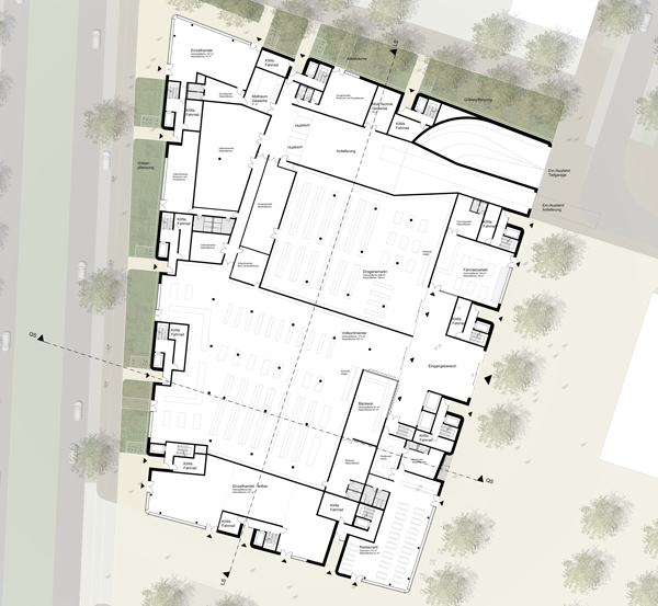 Grundriss EG – Plan: IFUB*/Steidle/Jühling
