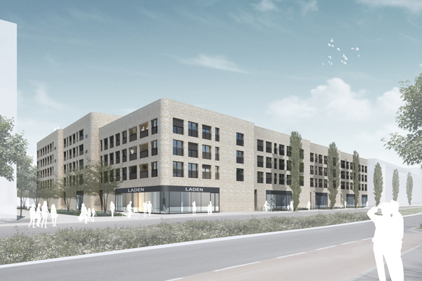 Perspektive Cosimastraße – Rendering: IFUB*/Steidle