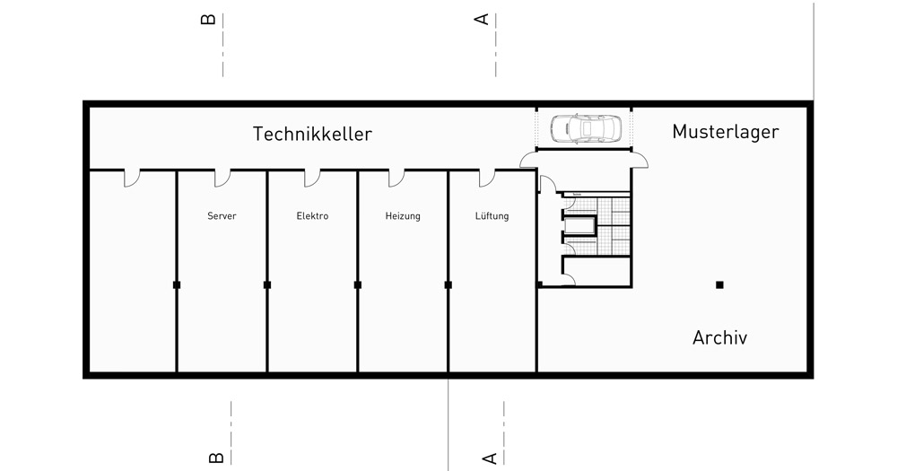Grundriss UG – Plan: Würschinger/IFUB*