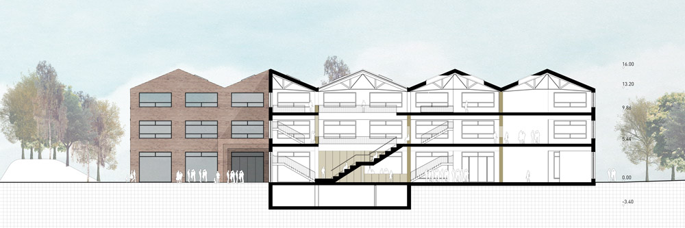 Schnitt AA – Plan: Würschinger/IFUB*