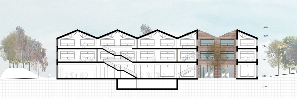Schnitt BB – Plan: Würschinger/IFUB*