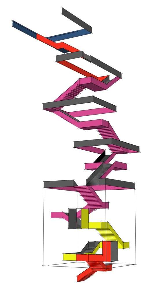 Schema Treppe – Skizze: IFUB*