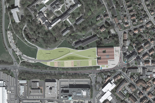 Lageplan mit Außenanlagen – Plan: IFUB*/Würschinger