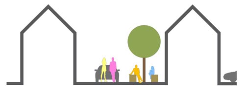 Living room city – Logo: IFUB*