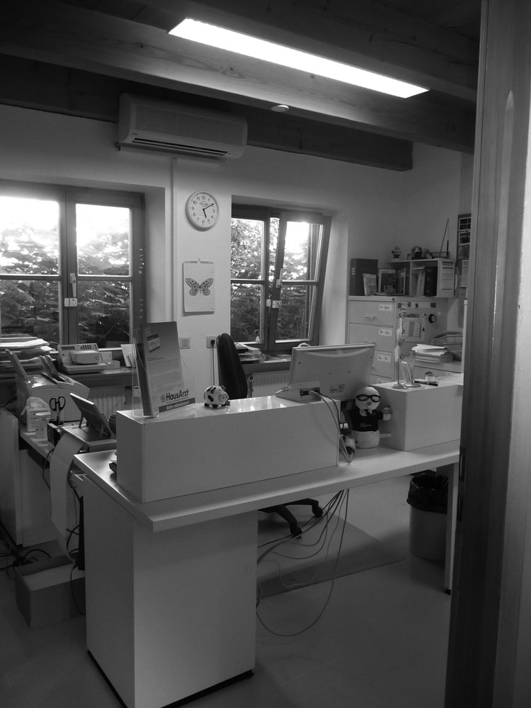 Anmeldung vor der Neugestaltung – Foto: IFUB*