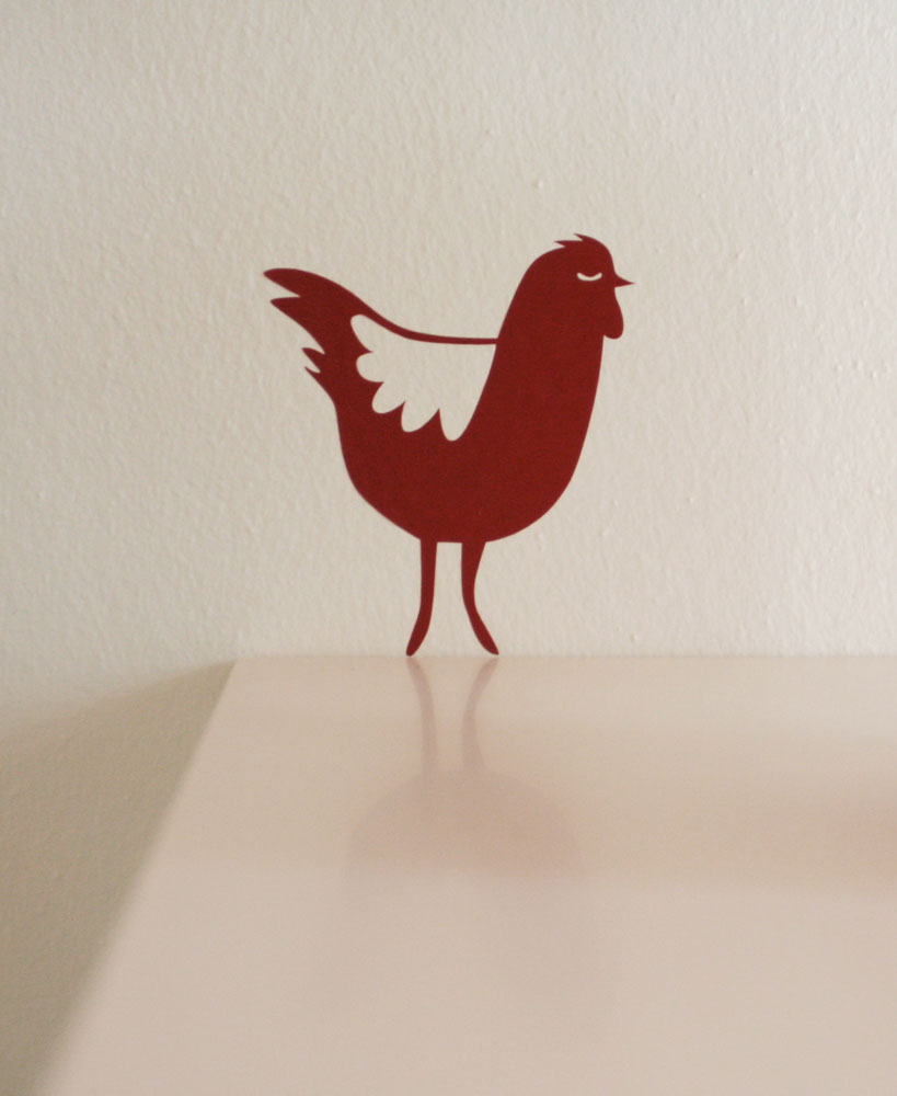 Huhn am Empfang – Foto: Johanna Kurz